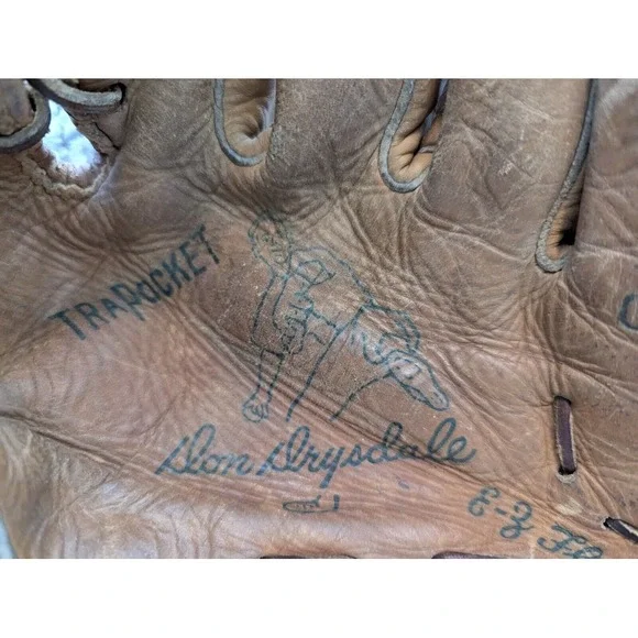 Vintage Don‎ Drysdale Spalding Tra-Pocket Signature Model 42-151 Glove USA